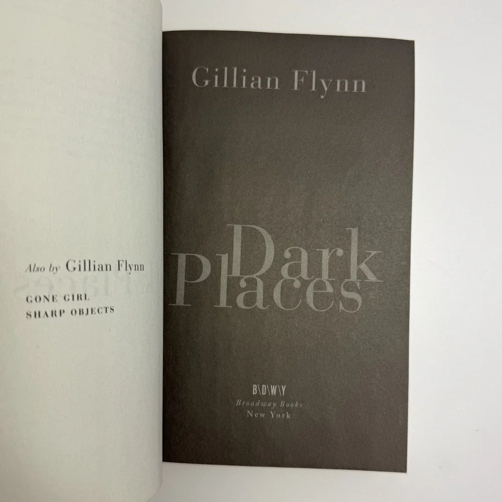 Gillian Flynn Gone Girl First Movie Tie In Dark Places Paperback 2-Book Book Lot